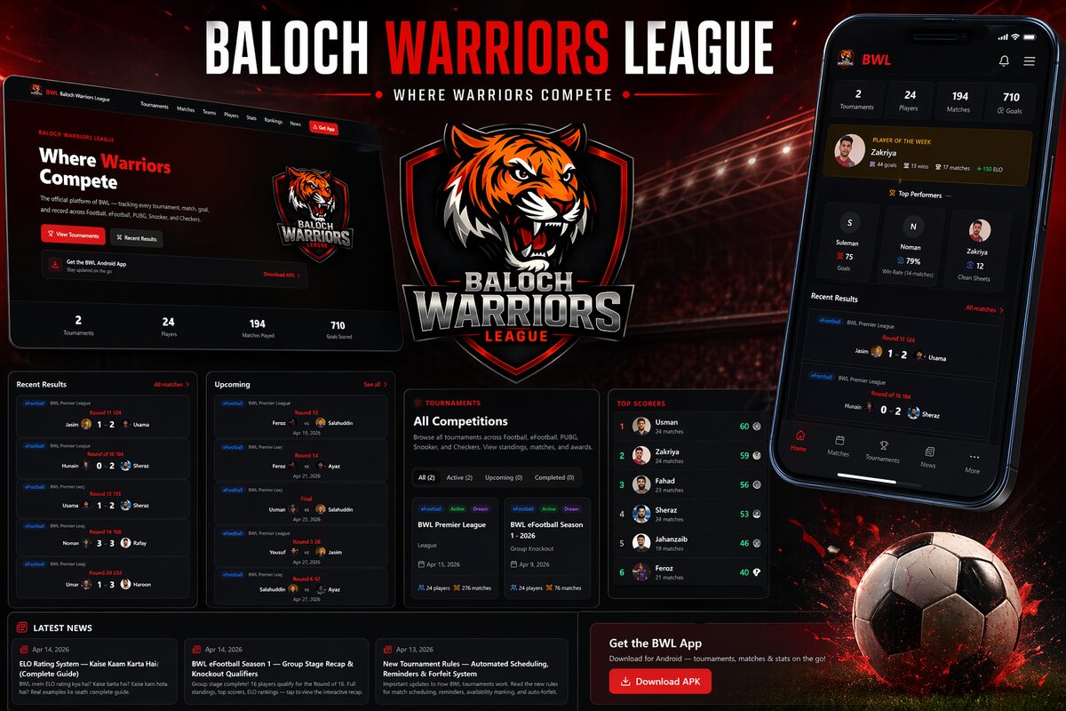 BWL League Platform