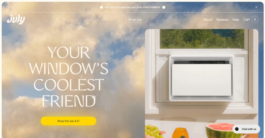 July.ac website screenshot